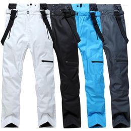Skiing Pants Winter Trend Ski Men Women Single Board Double Thickened Warm Wear-resistant Waterproof Cotton Trousers