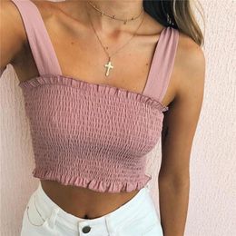 Women's Tanks Women Summer Casual Plaid Print Solid Colour Fashion Bowknot Strap Sleeveless Camisole Top Sexy Elastic Slim Crop