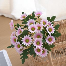 Decorative Flowers Easy Care Aesthetic Table Centrepieces Fake Chrysanthemum Party Decor