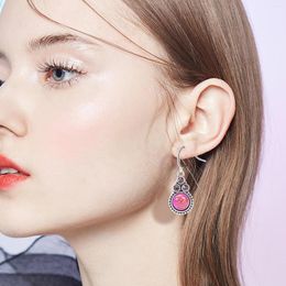 Dangle Earrings Teardrop Druse Crystal Drop For Women Good Quality Jewelry Vintage Wedding Party