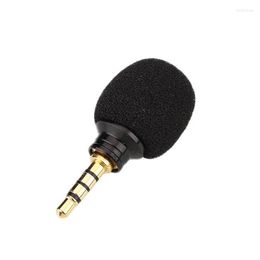 Microphones Portable 3.5mm Aux Mono/ Stereo/ 4 Pole Flexural Bendable Mini Microphone For Mobile Phone Computer Laptop PC Recording