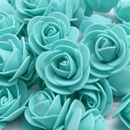 Decorative Flowers 500 Heads 3.5cm Foam Rose Artificial DIY Craft For Teddy Bear Making Wedding Decoration Valentines Day Supplies