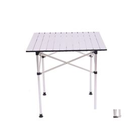 Other Furniture Portable Folding Cam Bench Aluminium In/Outdoor Picnic Party Dining Table 698 V2 Drop Delivery Home Garden Dheca