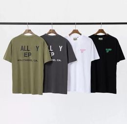 Galeria de camisetas masculinas Deptes Designer Summer Gallary Shirt Alphabet Estrela estampada MESMO