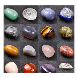 Stone Natural Quartz Beads Mineral Crystals Large Tumbled Stones Reiki Healing Gemstones Fish Tank Home Decoration Drop Delivery Jewe Dhcaz