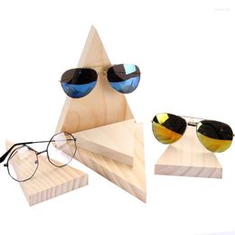Jewellery Pouches Log Triangle Bracelet Necklace Display Stand Glasses Props Sunglasses Storage Bracket