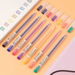 LATS Color Neutral Pen Student Brush Mark Signature Cute Refill Wholesale School Office Supplies Gift Stationery