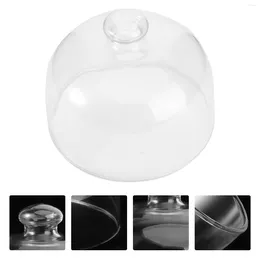 Plates Cover Cake Domedisplaystand Cupcake Dessert Clocheplate Clear Tray Cheese Round Serving Storage Protector Decorative Covers