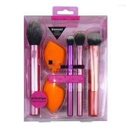 Makeup Brushes Brush Set With Sponge Blender For Concealer Foundation Powder Concealers Eye Shadows Kit Full Professional