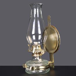 Table Lamps Retro Kerosene Lamp Large Size Vintage Nostalgia Oil Lights Lantern Old-fashioned Style Decoration LampsTable