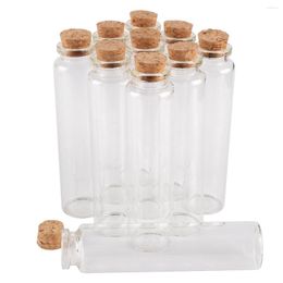 Storage Bottles 24 Pieces 60ml Glass With Cork Stopper Spice Container Jars Vials For Wedding Gift Size 30 120mm