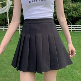 Skirts Women Pleated Skirt Girls Dance Mini Cute Japanese School Uniforms Ladies Jupe Kawaii Preppy Style Plaid SkirtsSkirts