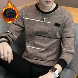 Mens Hoodies Sweatshirts Mens Hoodies Long Sleeve Sweatshirt Spring autumn trend preppy style teenage boy male khaki dark Grey 230114