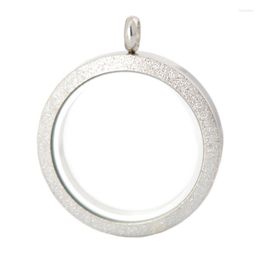 Pendant Necklaces 2023 30mm Screw 10pcs MAstainless Steel Memory Living Glass Locket Floating Charms For Women
