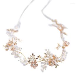 Hair Jewellery Wedding Headbands Bridal Headpieces Flower Leaves Design Vine For Bride Bridesmaids Accessories Women Flowe