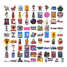 Shoe Parts Accessories Wholesale Hispanic Mexican Inspired Croc Charms Gibbets Pins Fit For Clog And Wristband Bracelet Decoration Dhcfi