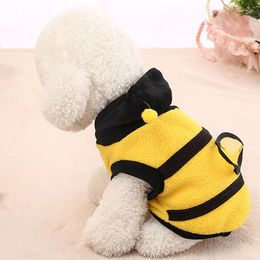 Dog Apparel Pet Hoodie Clothes Cute Fancy Puppy Costume Cat Coat Outfit Bee Style Professional Home Pets Cloth