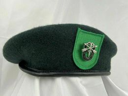 Berets US Army 9th Special Forces Group Green Beret Motto Military Hat Store