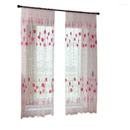 Curtain Shower 42 X 72 For Window Voile Panel Leaves 1 Tulle Fabric Drape Sheer Home Decor