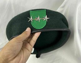 Berets Us Army 9th Special Forces Group Green Beret 3star Lieutenant General Hat Military Store