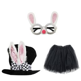 Easter Supplies Rabbit Suit Rabbit Glasses Rabbit Ears Hat Gauze Skirt Stage Performance Cosplay Accessories CPA5994 bb0119