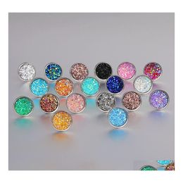 Stud Fashion Imitation Stone Crystal Earring Round Gypsophila Druzy Earrings For Women 16 Colours Engagement Wedding Jewellery Gifts Dr Otdir