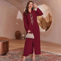 Ethnic Clothing Ramadan Caftan Marocain Abaya Dubai Turkey Islam Kaftan Muslim Hijab Dress African Maxi Dresses For Women Robe Femme