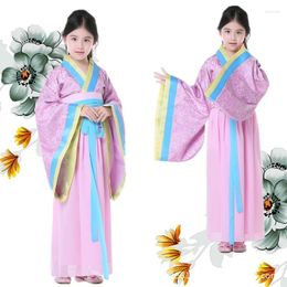 Stage Wear High Quality Children Hanfu Costume Fairy Traditional Clothing Girl Guzheng Ancient Chinese Performance Clothes 18