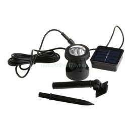 Lawn Lamps Excellent 6 LED Waterproof Underwater Solar Power Spot Light Outdoor Garden Lamp #L057#