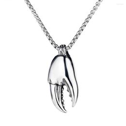 Pendant Necklaces Vintage Animal Crab Pliers Necklace For Women Girls With Chain Charm Choker Dainty Jewellery In Stainless Steel