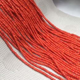 Beads Other Fashion Coral Bead Round 3x4mm Elegant Stone For Jewelry Making DIY Necklace Bracelet