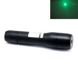 Flashlights Torches Powerful 515nm 520nm Green Waterproof Laser Pointer Focusable Bright Dot Torch Box