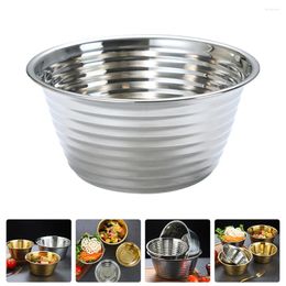 Bowls Thread Pattern Creative Sturdy Korean-style Fruit Pot Vegetable Container For Kitchen Use Storage