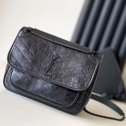 Bolsas de ombro crossbody bolsa de grife bolsa de luxo corrente vagabundo bolsa de couro preta bolsa de luxo feminina última moda bolsas de couro a bolsa de alta qualidade