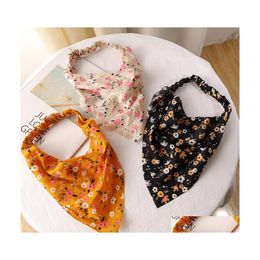 Hair Accessories Bohemia Women Bandana Band Scarf Print Paisley Bandanas Headwear Wrist Head Wrap Gifts Dhs Drop Delivery Products Dhjdf