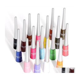 Eyeliner 17 Color Liquid Matte Fast Dry Mticolor Pigment Long Lasting All Day Cmaadu Wholesale Eye Liner Drop Delivery Health Beauty Dhtjh