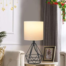 Table Lamps Modern Simple Diamond Living Room Bedroom Bedside Decoration Study Hollowed Out Personalised Lighting Desk Lamp