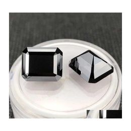 Other Original Black Color Vvs Emerald Cut Moissanite Loose Stones Pass Diamond Geometric Gemstone For Diy Jewelryother Otherother D Dheml