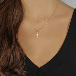 Pendant Necklaces Chain Cross Necklace Small Religious Jewelry 2023 Summer