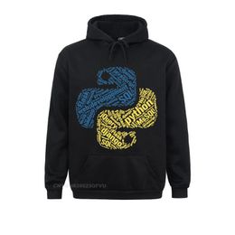 Men's Hoodies & Sweatshirts Mens Developer Pullover Hoodie Python Programmer Basic Plus Size Male Kawaii Clothes