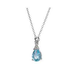 Pendant Necklaces High Quality Luckyshine 5 Pcs/Lot Topsales Swiss Bluetopaz Gemstone 925 Sterling Sier Weddings Jewellery Drop Delive Dhrtp