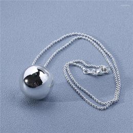 Pendant Necklaces Ball Necklace Brilliant Chime 18" & 30" Long Chain For Mother Women