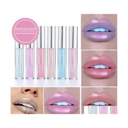 Lip Gloss Handaiyan Iridescent Sheer Glitter Shine Lipgloss Long Last Nutritious Makeup Liquid Glosses Drop Delivery Health Beauty Li Dhpns