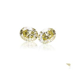 Other Original Yellow Color Vvs1 Oval Cut Moissanite Loose Stones Pass Diamond Synthesis Gemstones For Diy Jewelryother Otherother D Dhvbg