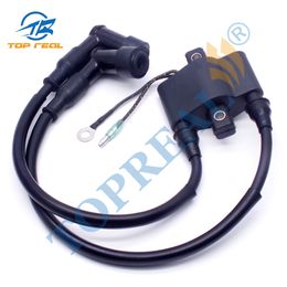 3A0-06048 Ignition Coil Parts For Tohatsu Mercury Outboard Motor Parts 25 30HP 3A0-06048-1 160643 8M0047311 with Plug Cap