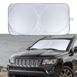 Car Sunshade Window Shield Universal Fold Front Rear Windshield Sun Shade Visor Cover Auto Interior UV Protection Accessories