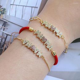 Charm Bracelets Korean Fashion Golden Handmade For Women Luxury Charming MAMA Pendant Bangle Statement Bracelet Jewellery 2023 Gift