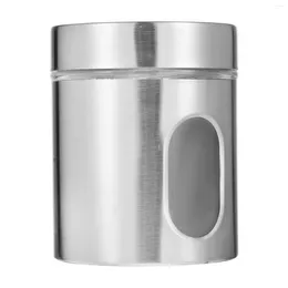 Storage Bottles Tea Jar Tin Container Kitchen Canister Steel Stainless Metal Containersflour Coffee Sugar Cookieairtight Bean Can Leaf