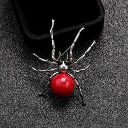 Brooches Fun Creative Metal Spider Brooch Coat Clothing Pin Insect Gift