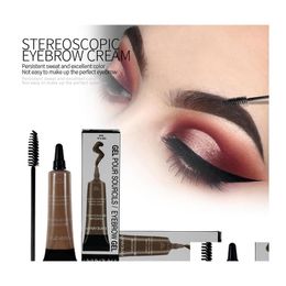 Eyebrow Enhancers Handaiyan 6 Color Gel Pore Cils Waterproof Nonsmoothing Natural Easy To Wear Makeup Eye Brow Drop Delivery Health Dhedy